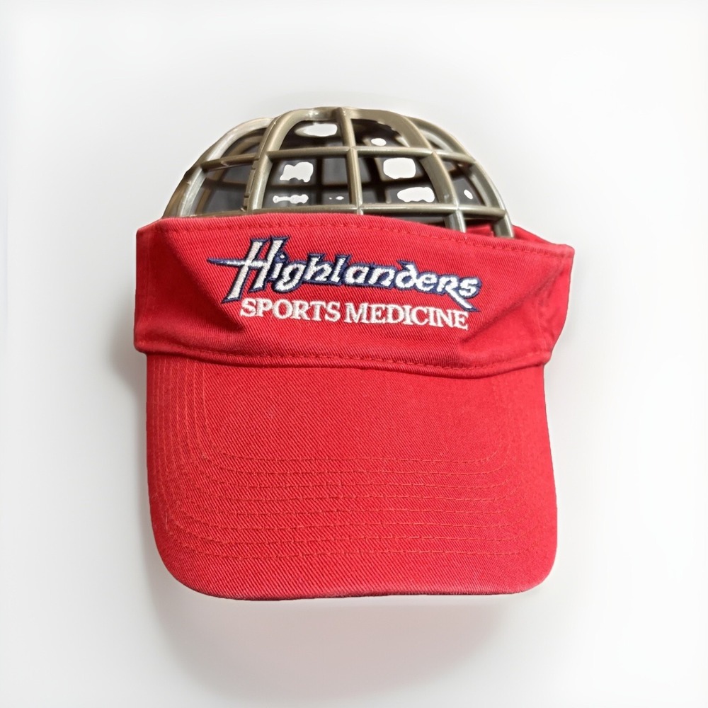 Radford Highlanders Nike Visor Sports Medicine Golf Red Cap Embroidered Cotton‎